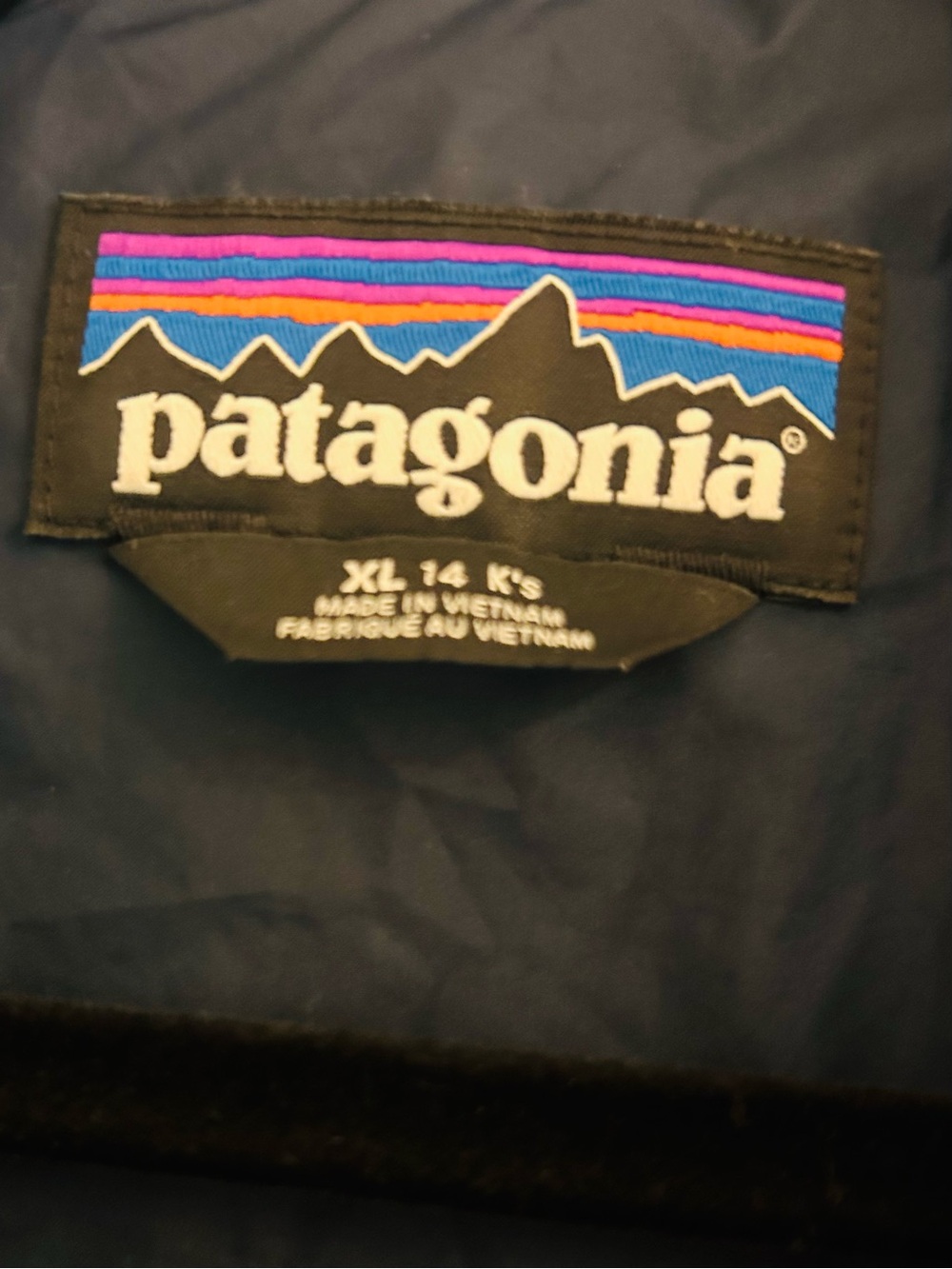 Patagonia Boy's Royal Blue Quilted Puffer Jacket - Picture 4 of 5